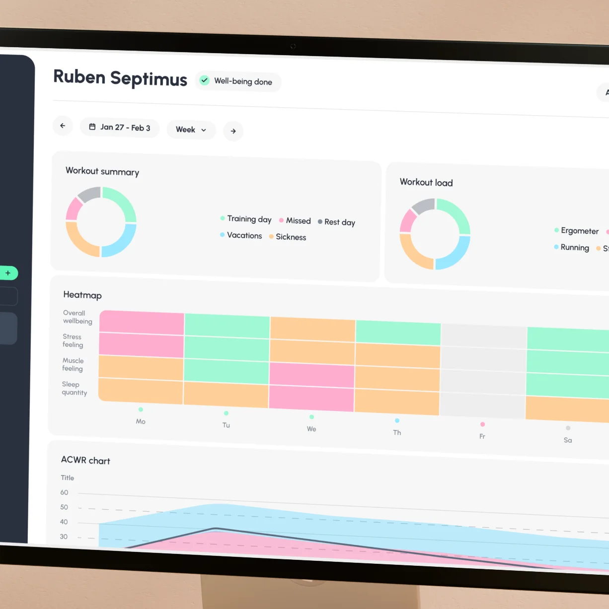 Dual-app ecosystem for data-driven athletic performance.